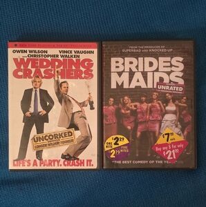 Bridesmaids and Wedding Crashers DVD Set